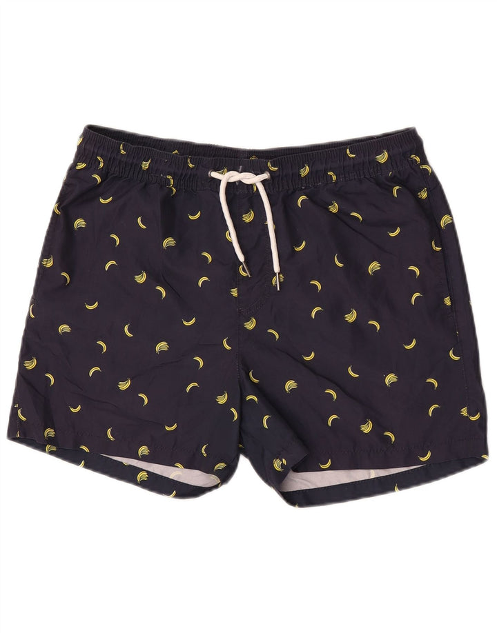 Jack & Jones Ανδρικό γραφικό σορτς κολύμβησης Μικρό Navy Blue Polyester