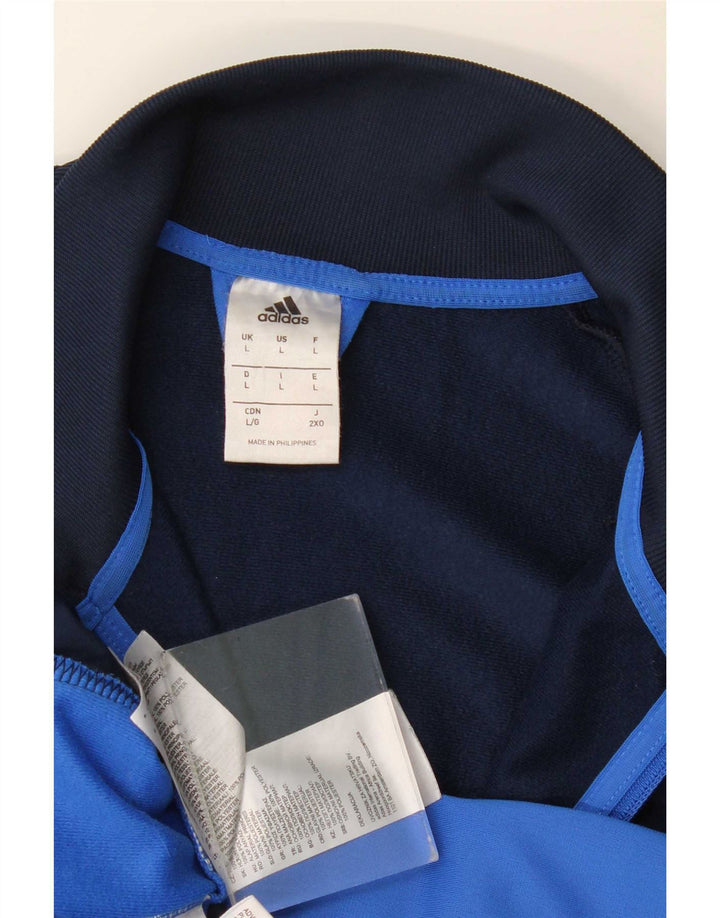 Ανδρική φόρμα Adidas Top Jacket Μεγάλο μπλε Navy Colourblock Πολυεστέρας