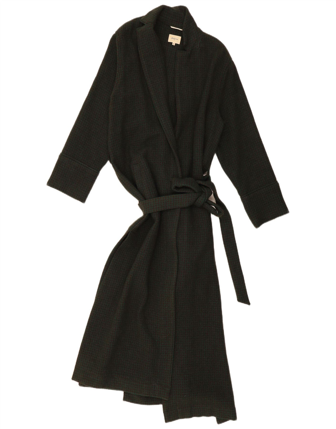 Παλτό Γυναικεία Ρόμπα BELLEROSE US 2 XS Χακί Houndstooth Wool