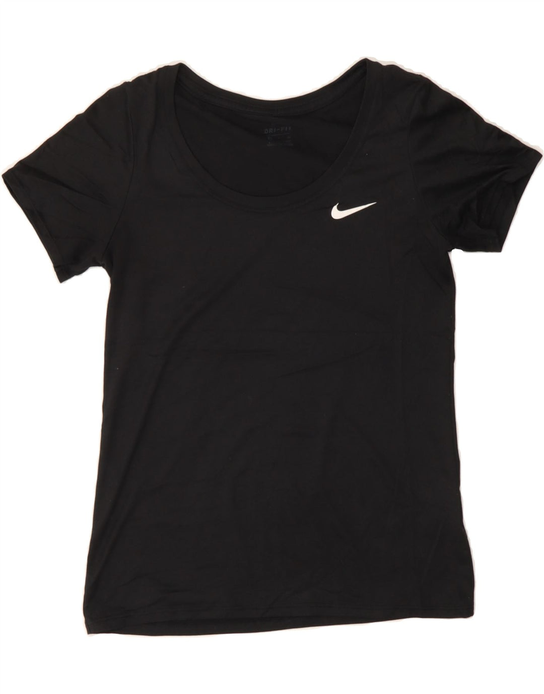 NIKE Womens T-Shirt Top UK 10 Small Black Polyester Vintage Nike and Second-Hand Nike from Messina Hembry 