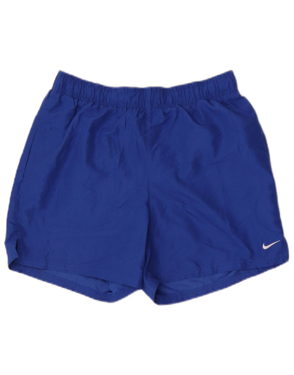Ανδρικό αθλητικό σορτς Nike από μεσαίο μπλε πολυεστέρα