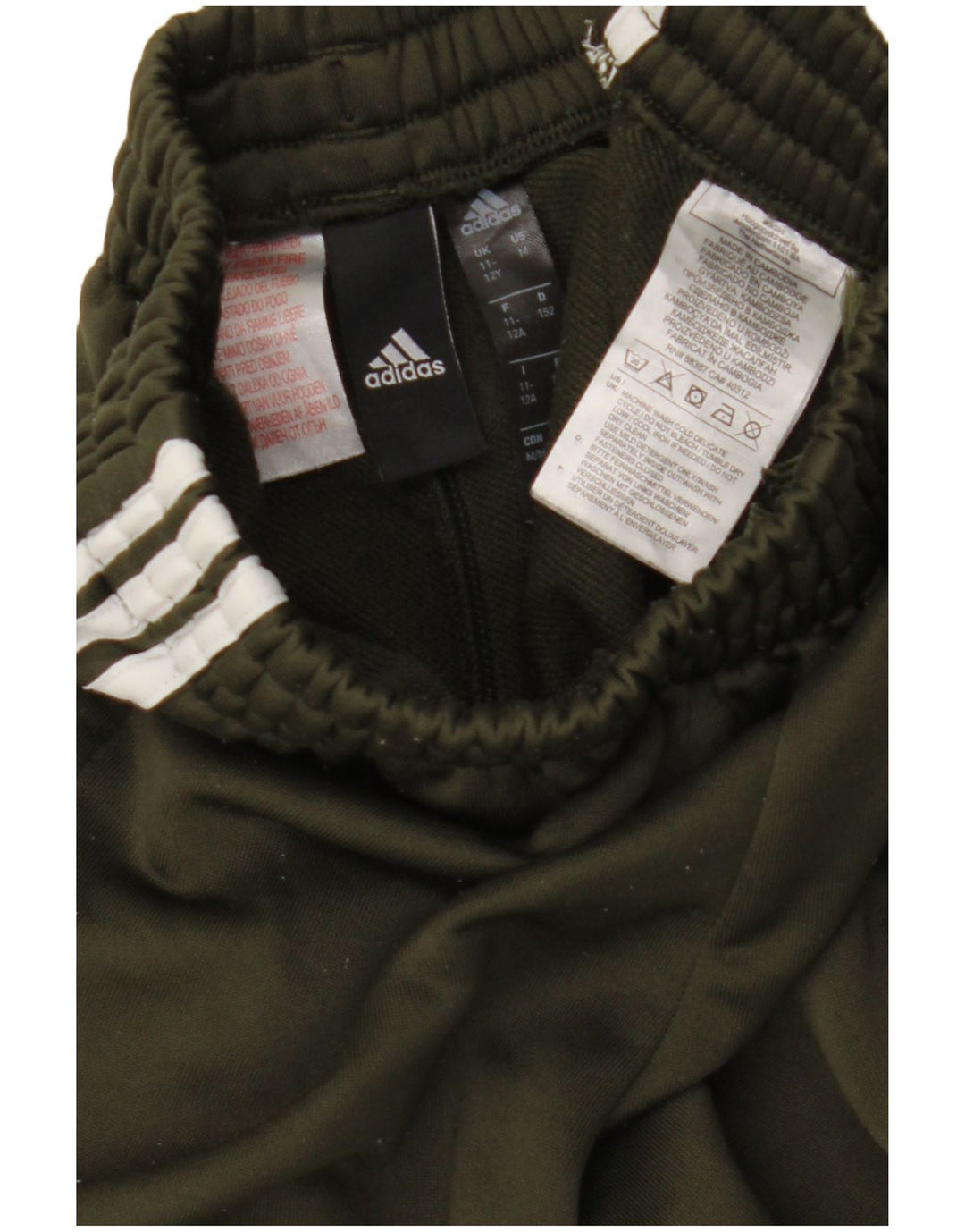 Παντελόνι αθλητικής φόρμας ADIDAS Boys Aeroready 11-12 ετών Πράσινο Colourblock