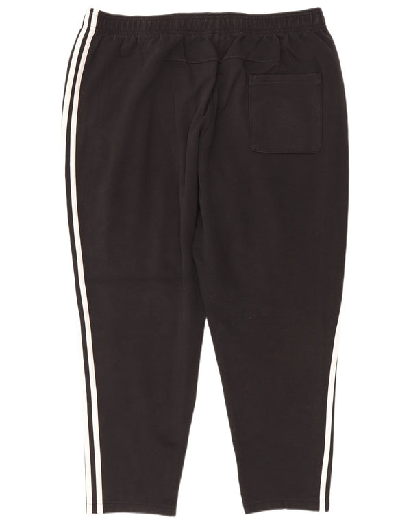 Adidas Ανδρική αθλητική φόρμα Παντελόνι 2XL Μαύρο βαμβακερό