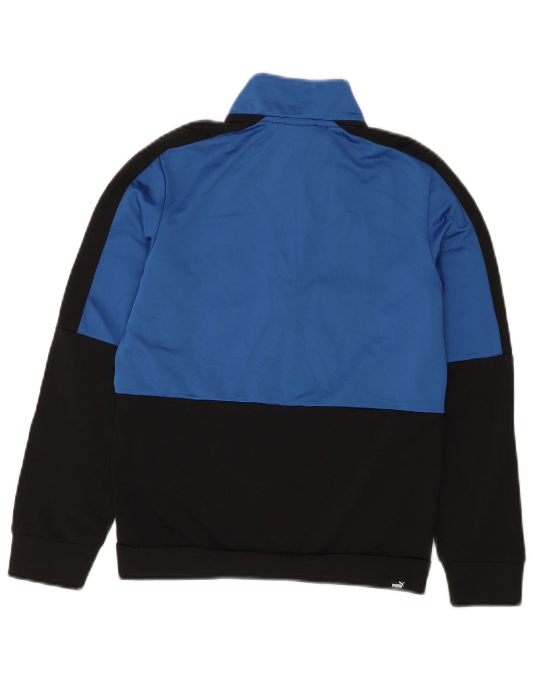 Puma Boys Graphic αθλητική φόρμα Top Jacket 9-10 Years Blue Colourblock