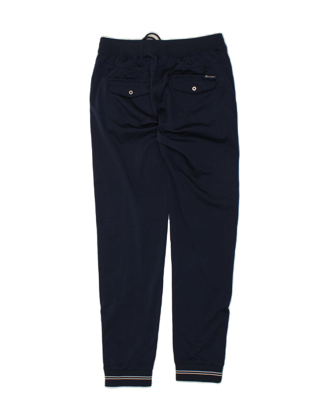 CHAMPION Womens Tracksuit Trousers UK 12 Medium Navy Blue Vintage Champion and Second-Hand Champion from Messina Hembry 