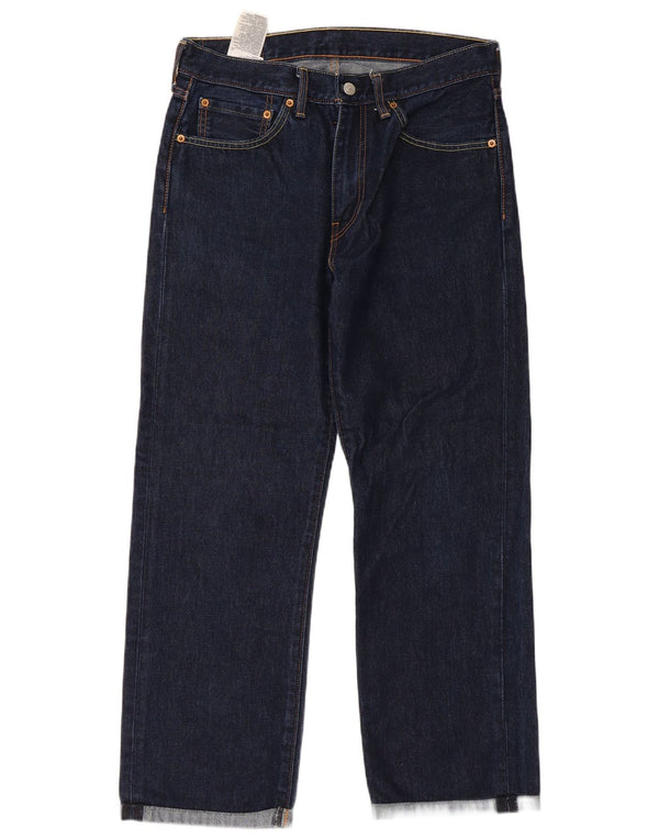 Levi's Mens 751 Loose Fit Straight Jeans W32 L27 Navy Blue Cotton