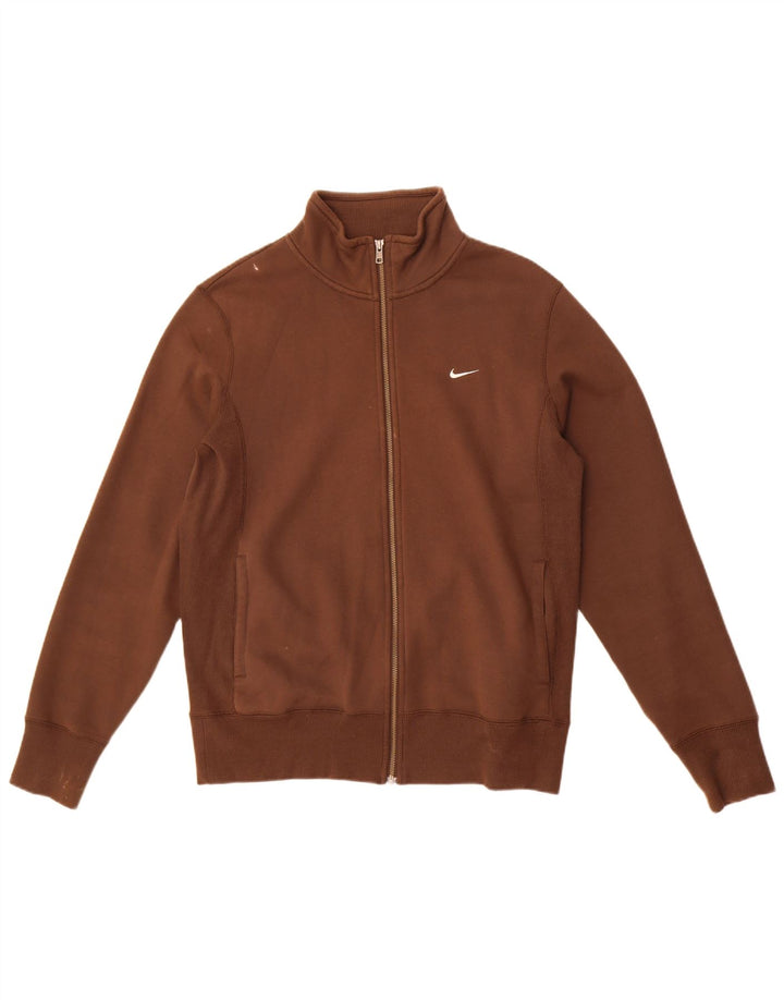 Ανδρική φόρμα Nike Top Jacket UK 38/40 μεσαίο καφέ βαμβακερό