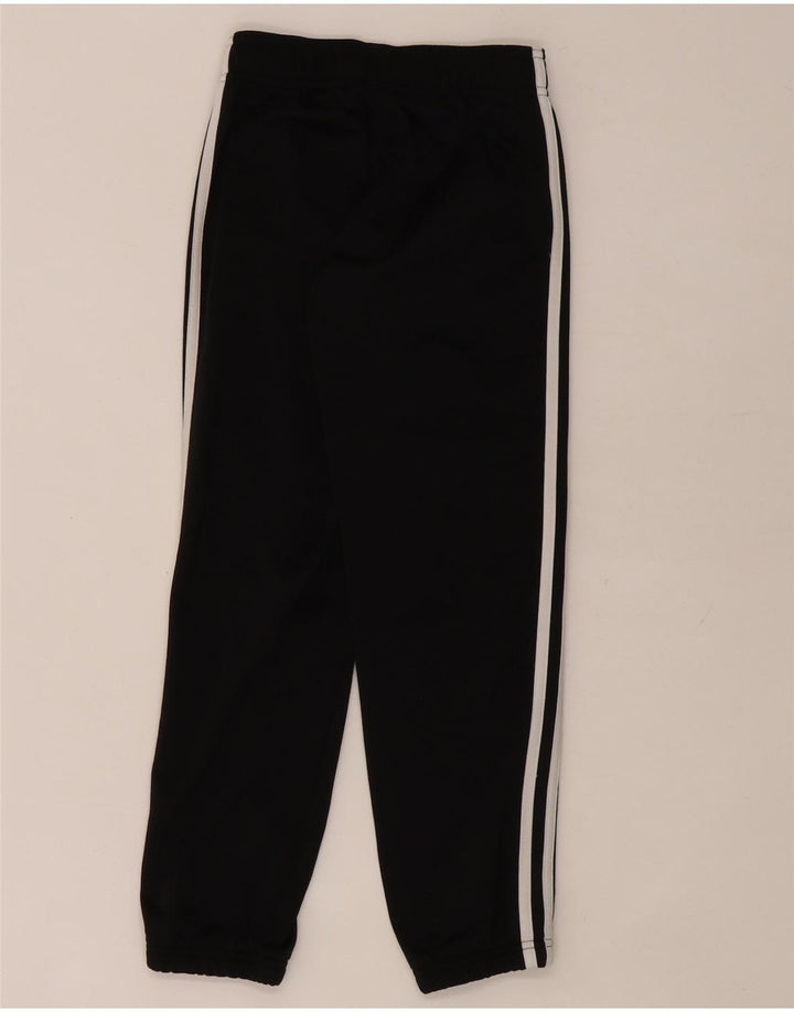 Adidas Boys Tracksuit Trousers Joggers 7-8 Years Black Polyester
