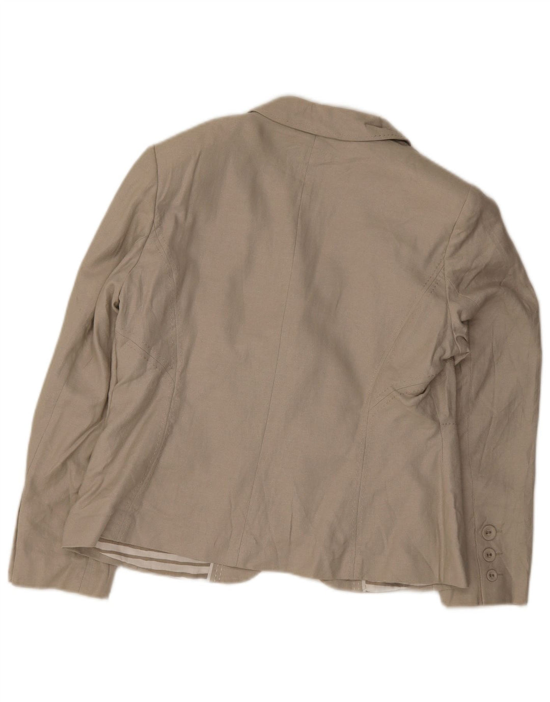 Marks & Spencer Γυναικείο Μπουφάν Blazer με 3 κουμπιά UK 16 Large Green Flax