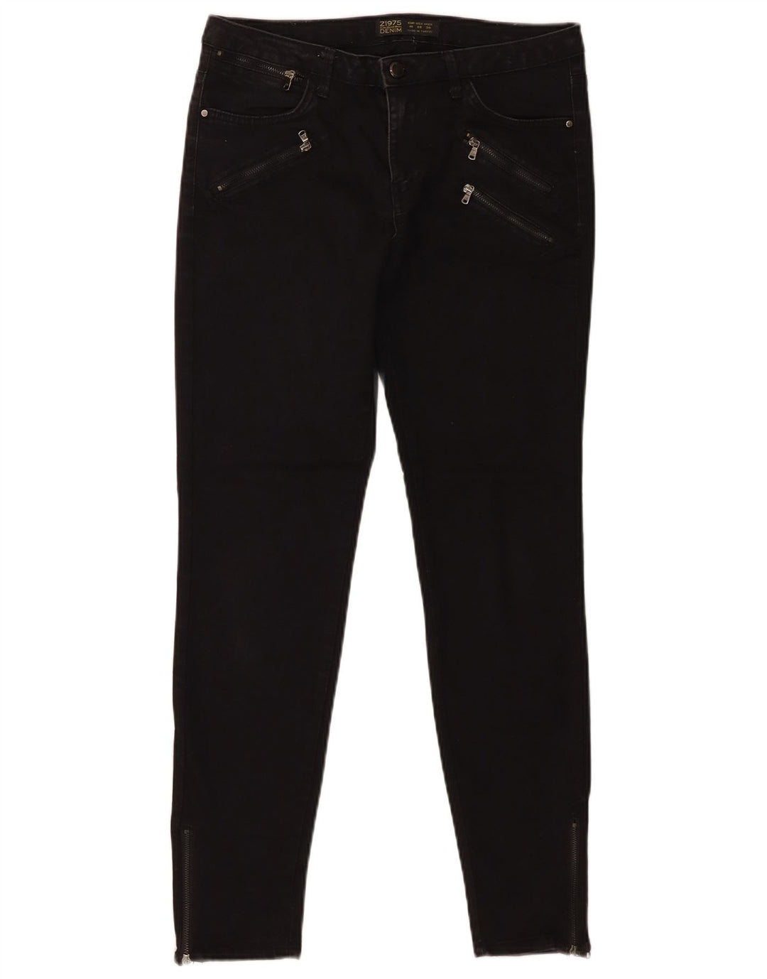 Zara Γυναικείο Skinny Jeans EU 40 Medium W30 L28 Μαύρο