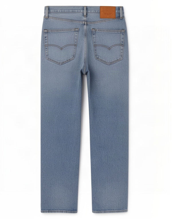 Levi's Mens 551 Straight Jeans W30 L30 Blue Cotton