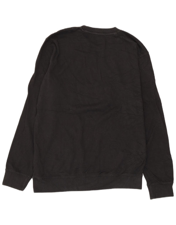 Ανδρικό γραφικό φούτερ Kappa Jumper XL Μαύρο βαμβακερό