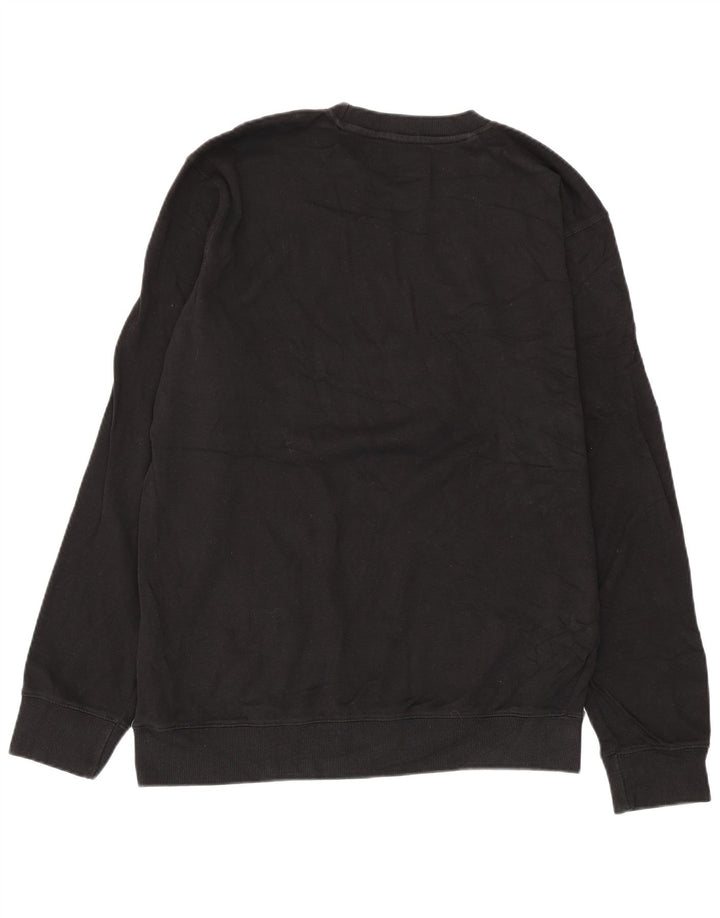 Ανδρικό γραφικό φούτερ Kappa Jumper XL Μαύρο βαμβακερό