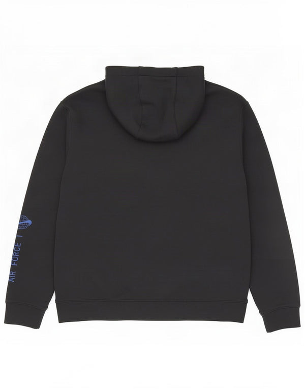 Ανδρικό γραφικό κουκούλα Nike 3XL, μαύρο βαμβακερό
