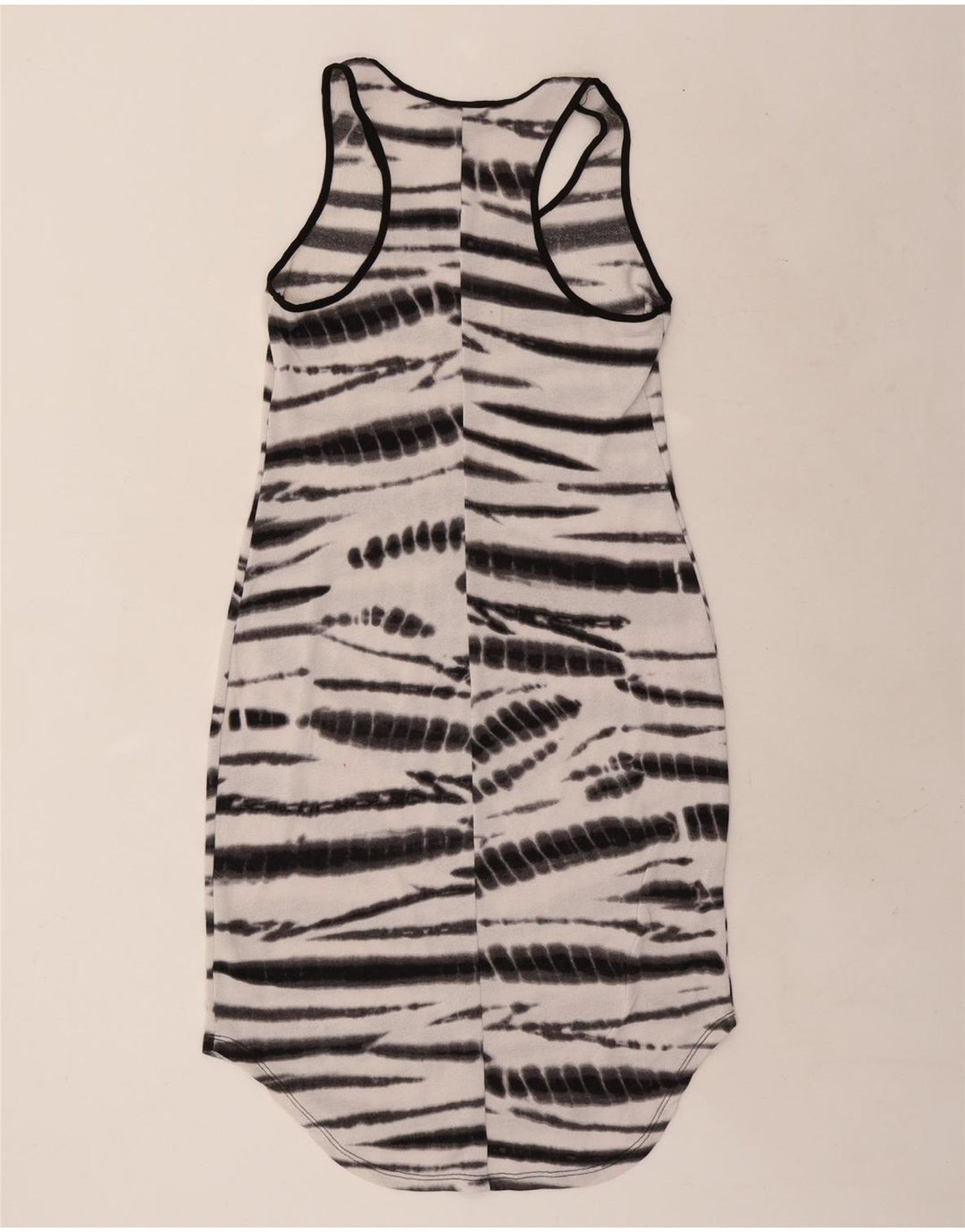 Γυναικείο αμάνικο μπλουζάκι MOSSIMO UK 12 μεσαία λευκή βαφή για γραβάτα