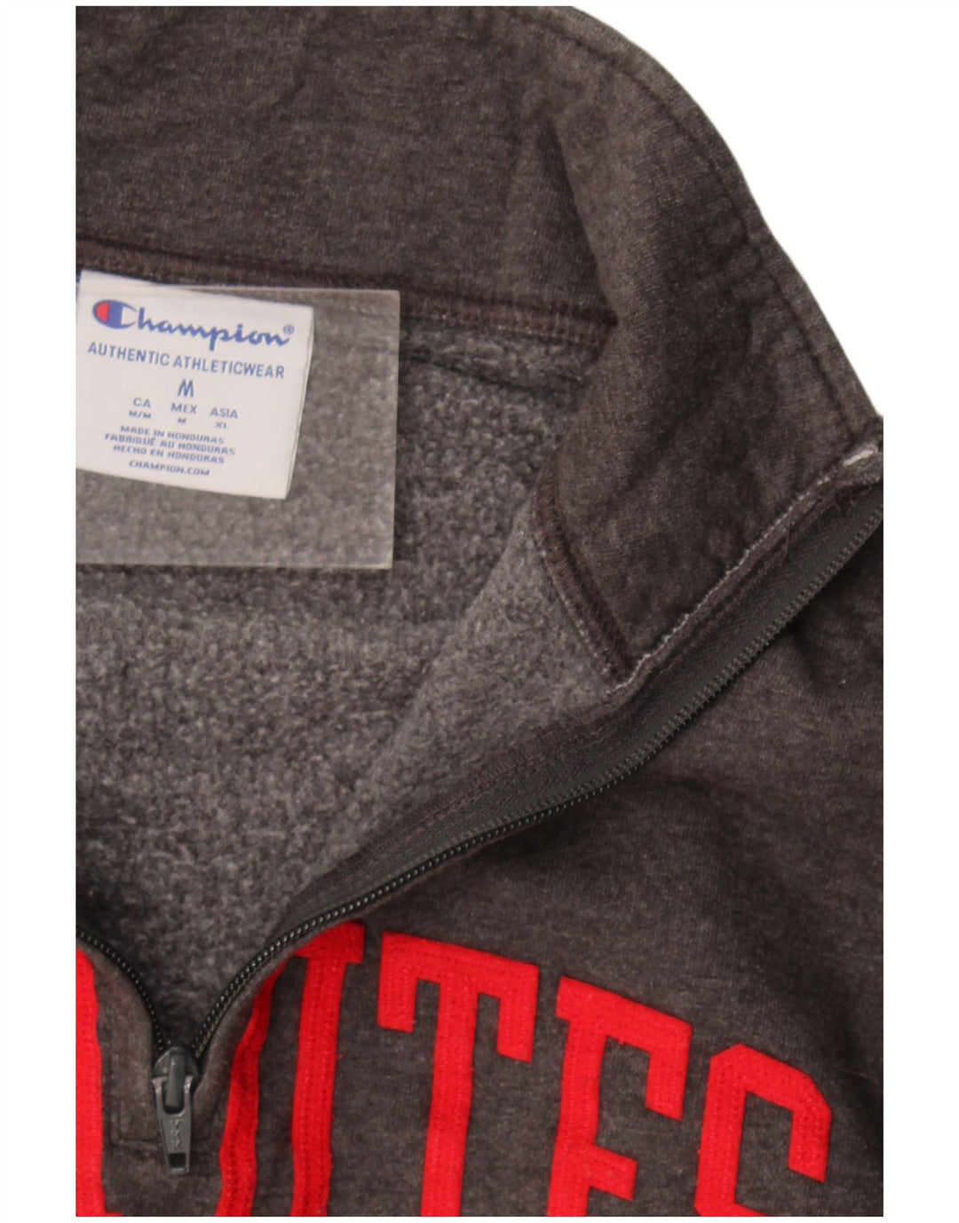 Champion Mens Utah Utes Graphic φούτερ Jumper Medium Grey Flecked