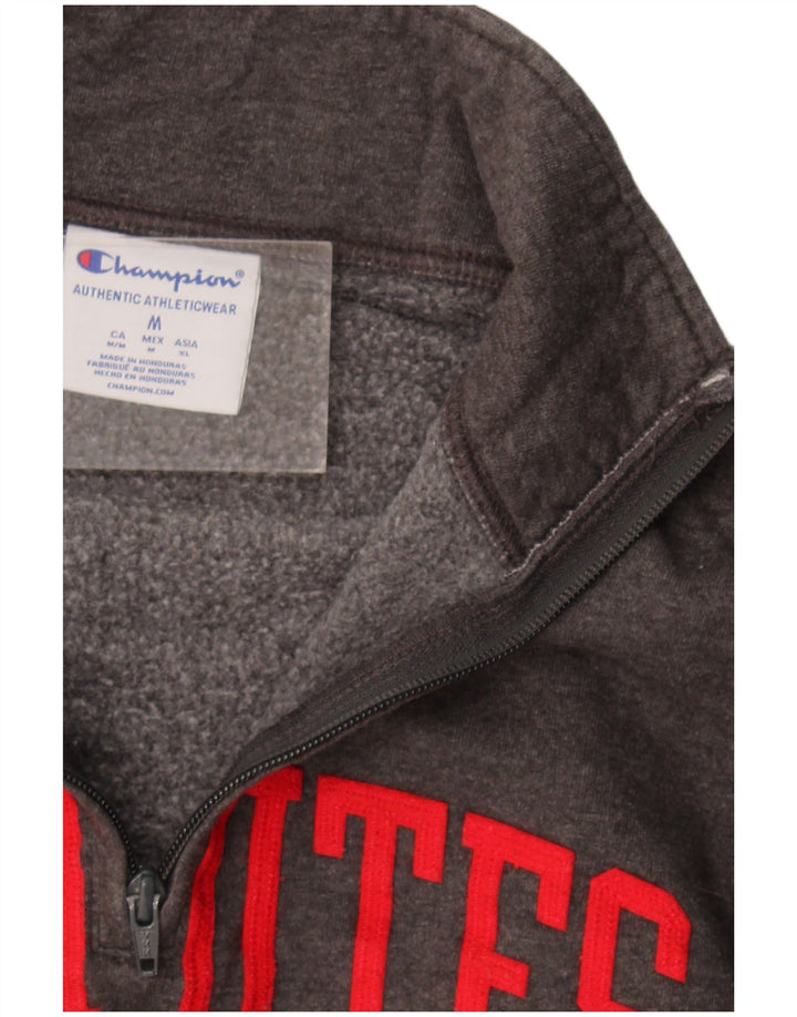 Champion Mens Utah Utes Graphic φούτερ Jumper Medium Grey Flecked