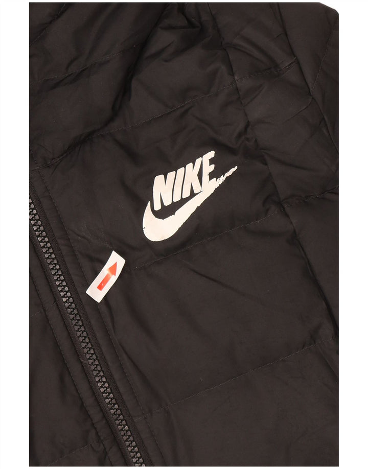 Γυναικείο μπουφάν Nike με κουκούλα με επένδυση UK 12 Medium Grey