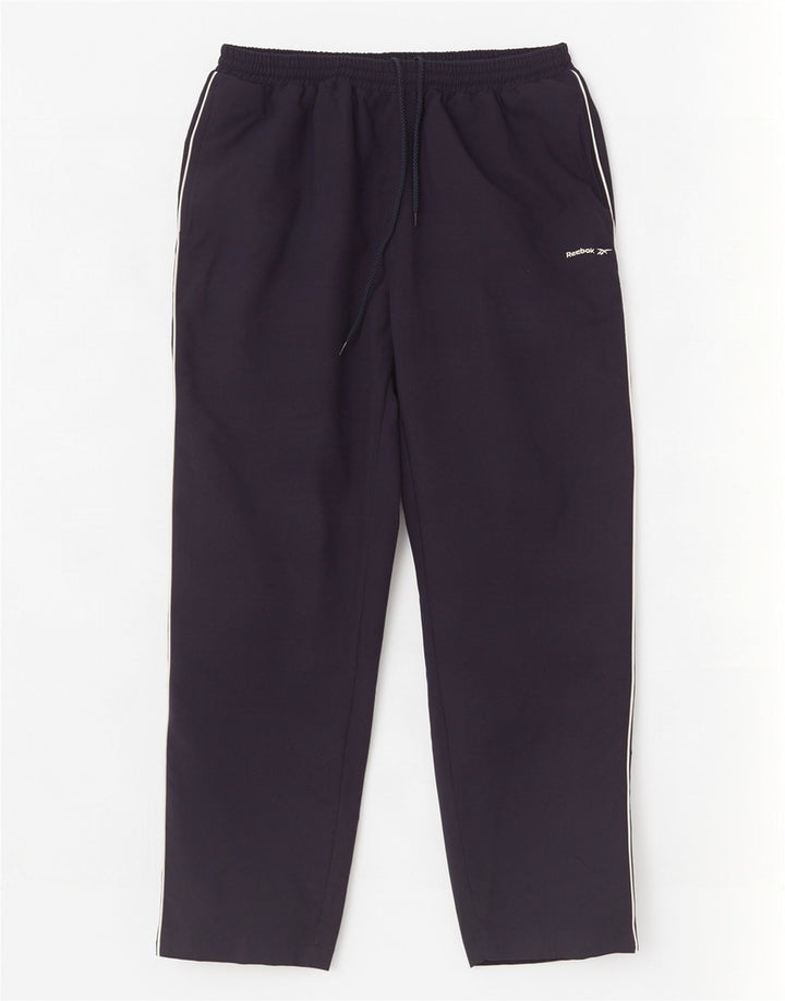 Ανδρική φόρμα Reebok Παντελόνι XL Navy Blue Polyester