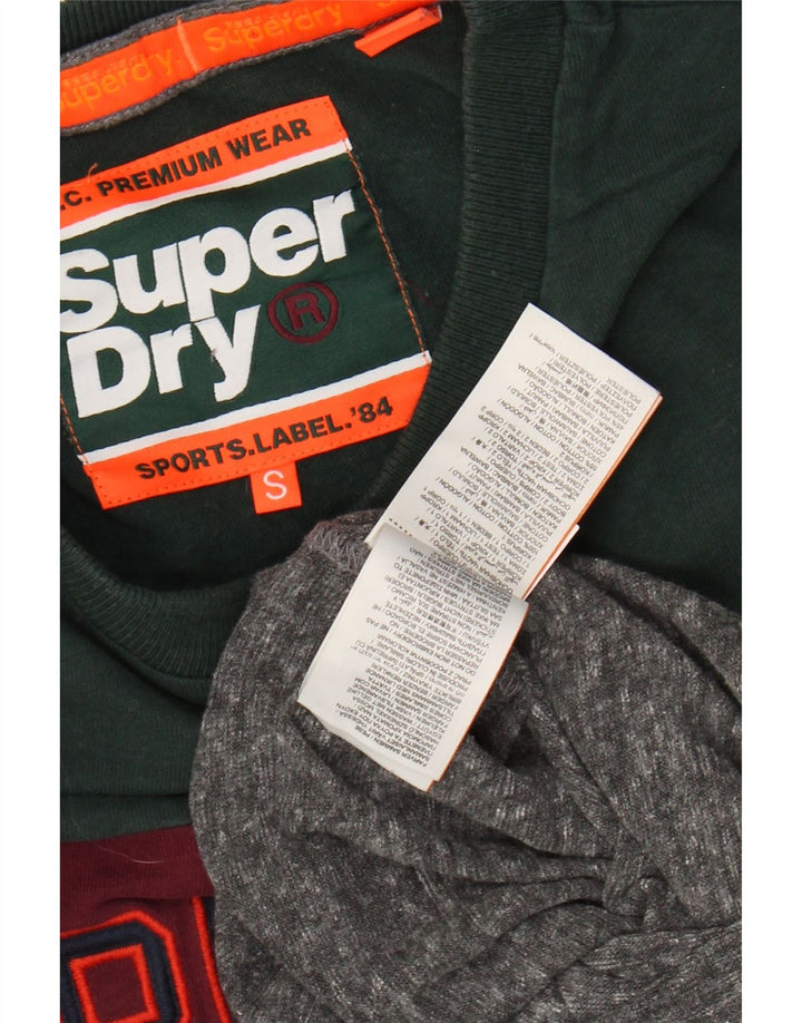 Μακρυμάνικο ανδρικό γραφικό τοπ SUPERDRY Μικρό πολύχρωμο μπλοκ χρώματος