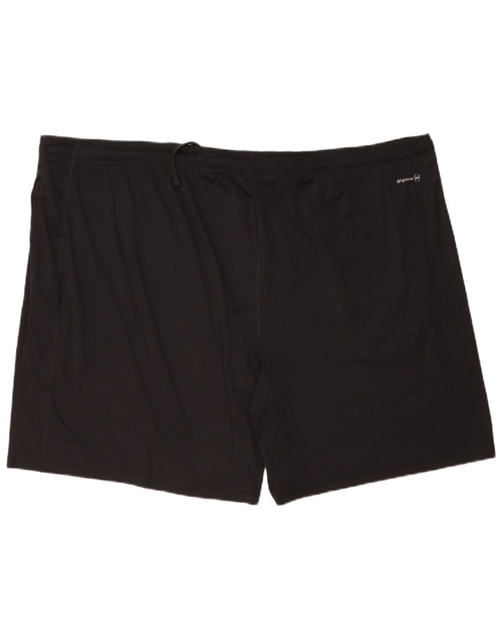 RUSSELL ATHLETIC Ανδρικό αθλητικό σορτς Dri-Power 3XL μαύρο πολυεστέρα