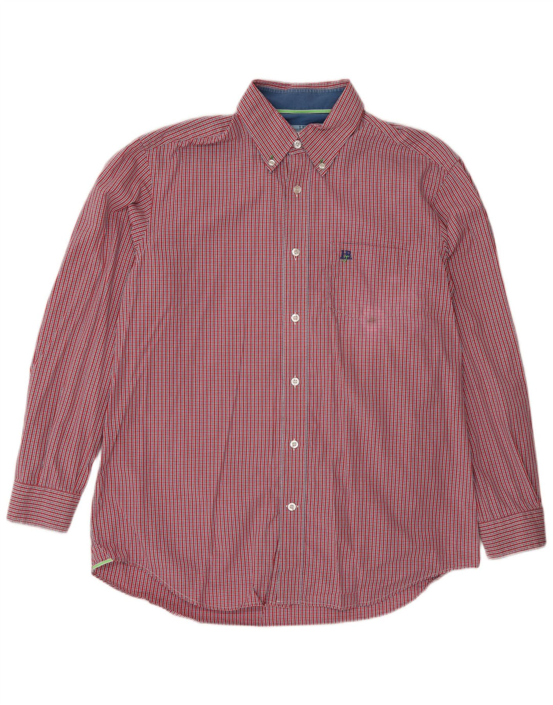 Ανδρικό πουκάμισο Harmont & Blaine XL Red Gingham Cotton