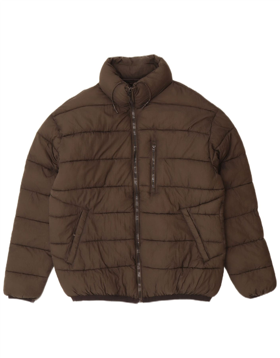 PIAZZA ITALIA Ανδρικό μπουφάν με επένδυση UK 42 XL γκρι νάιλον