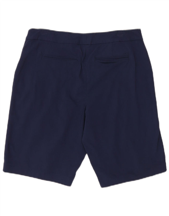 Izod Γυναικείο σορτς Chino US 12 Large W34 Navy Blue Rayon