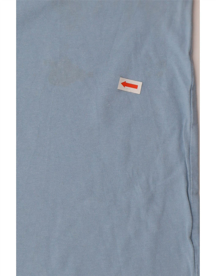 Ανδρικό T-Shirt Crew Clothing Top από μεσαίο μπλε βαμβακερό
