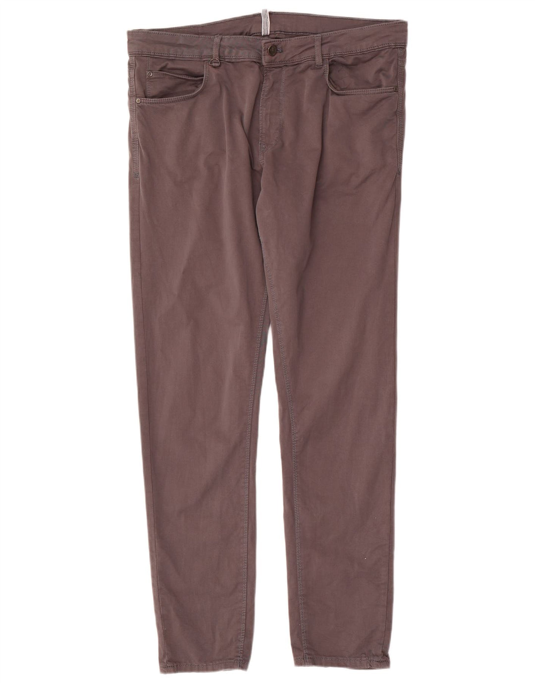 Zara Ανδρικό Slim Casual Παντελόνι W36 L31 Γκρι