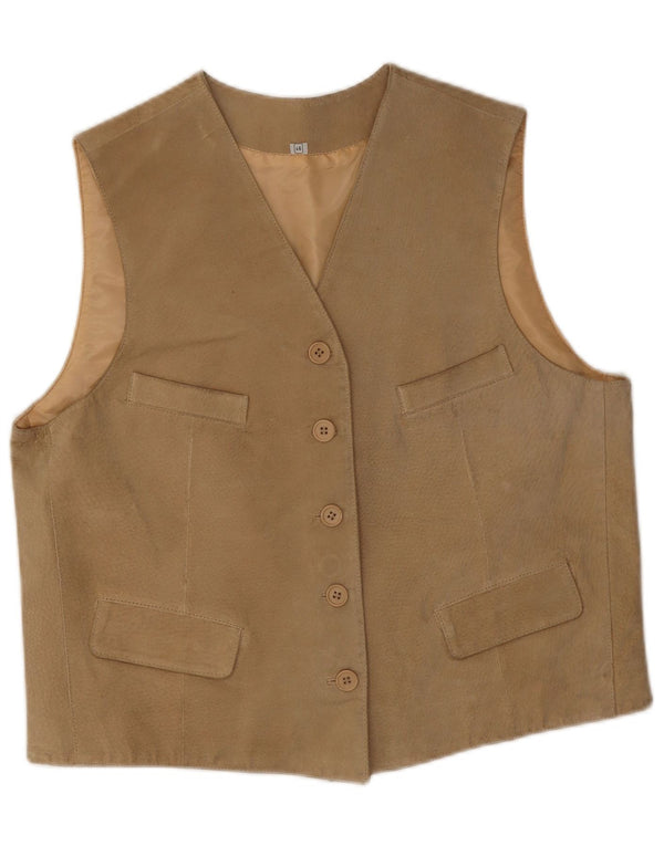 Vintage Γυναικείο Γιλέκο IT 46 Large Beige