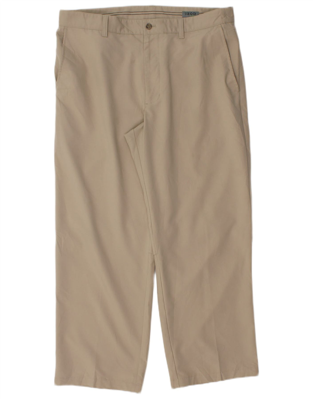 Ανδρικό ίσιο παντελόνι Chino Izod W36 L28 Beige Polyester