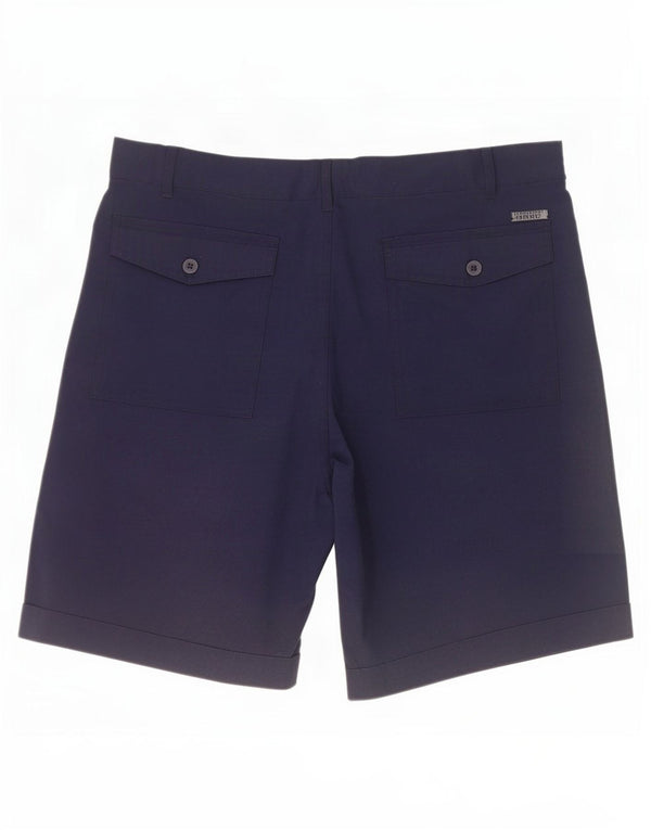 Vintage Ανδρικό σορτς Chino IT 50 Large W34 Navy Blue Cotton