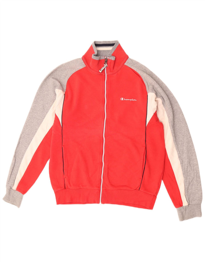 Ανδρική αθλητική φόρμα Champion Top Jacket μεσαίο κόκκινο χρώμα, βαμβακερό