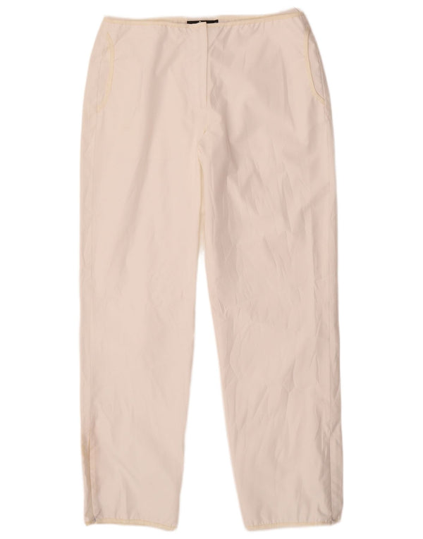 Γυναικείο ίσιο casual παντελόνι Dkny Medium W30 L28 Λευκό Πολυεστέρας