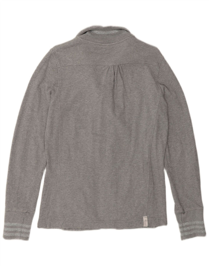 Γυναικεία αθλητική φόρμα Adidas Top Jacket UK 16 Large Grey Cotton
