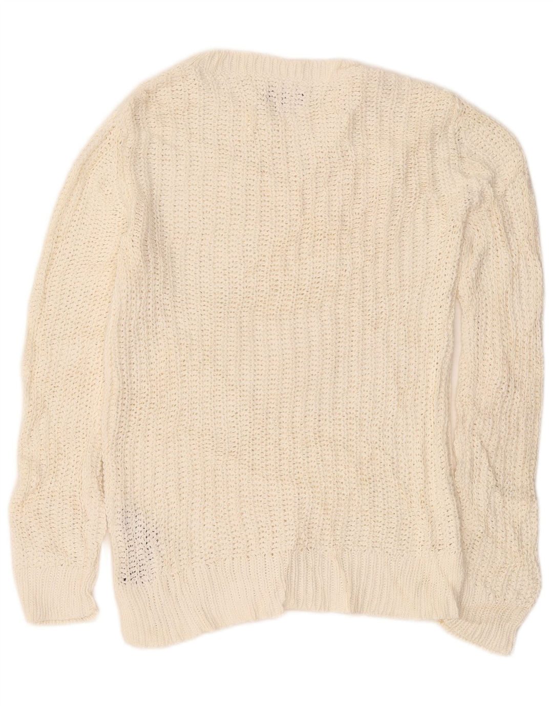 Γυναικείο πουλόβερ Nautica Boat Neck Jumper UK 14 Medium Off White Βαμβακερό