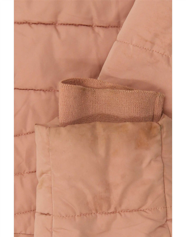 Zara Γυναικείο μπουφάν UK 12 Medium Pink Polyester