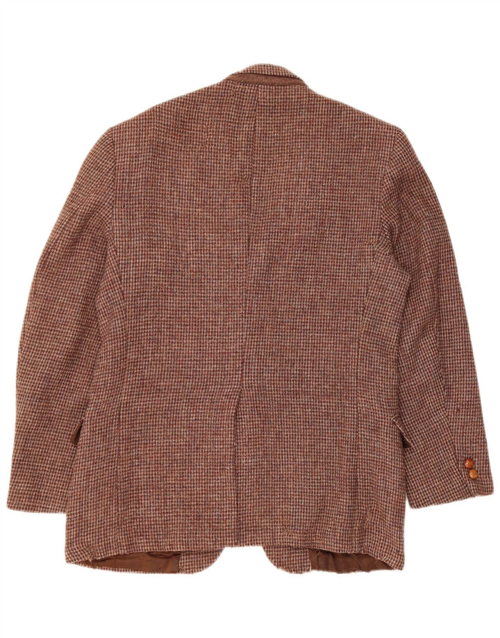 Ανδρικό μπουφάν Harris Tweed 2 Button Blazer UK 36 Small Brown Houndstooth