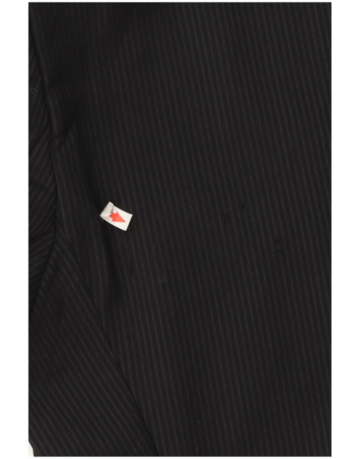Ανδρικό σακάκι σακάκι Hugo Boss με 2 κουμπιά EU 54 2XL Παρθένο μαλλί με μαύρο ρίγες