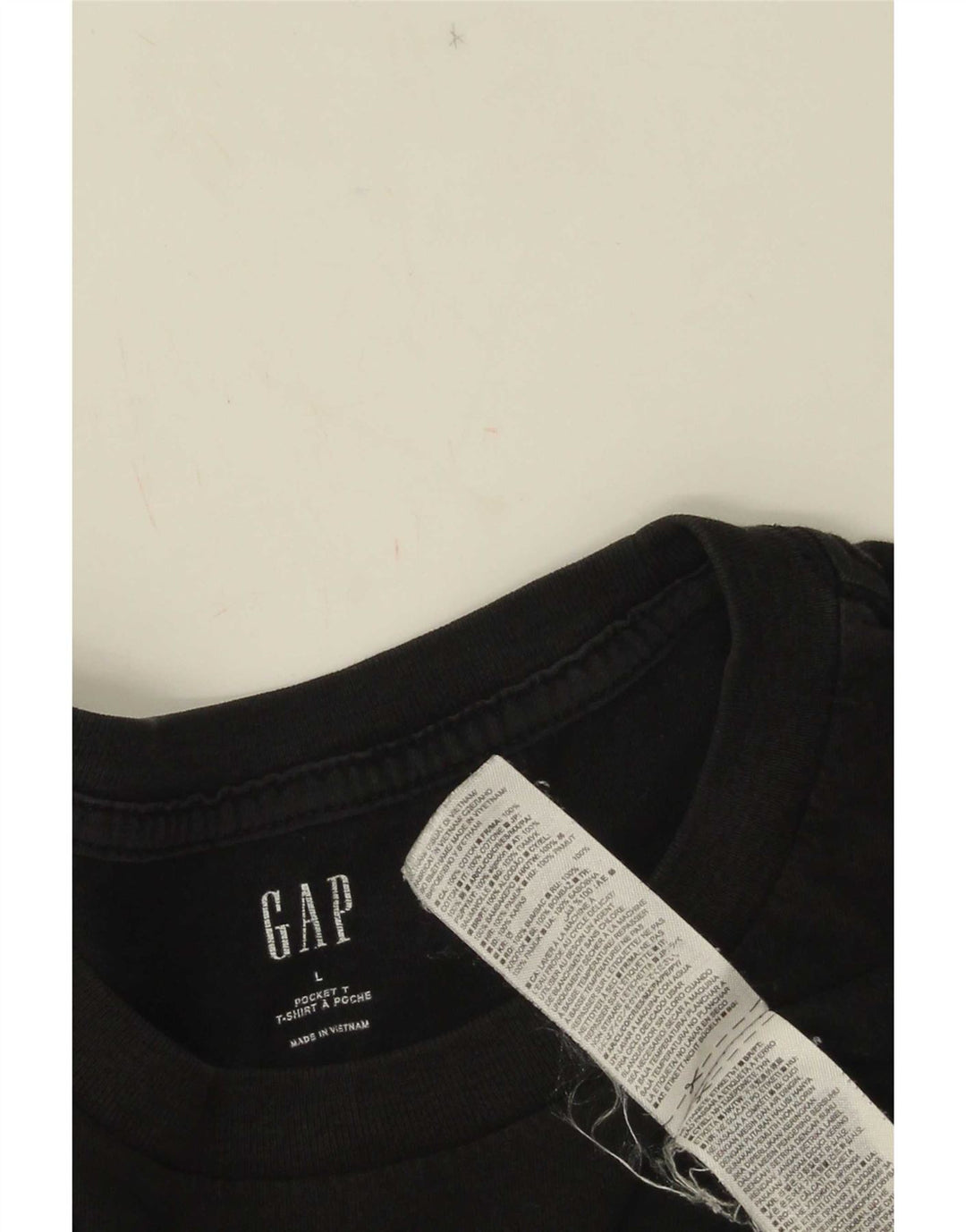 Ανδρικό T-Shirt Gap Top μεγάλο μαύρο βαμβακερό