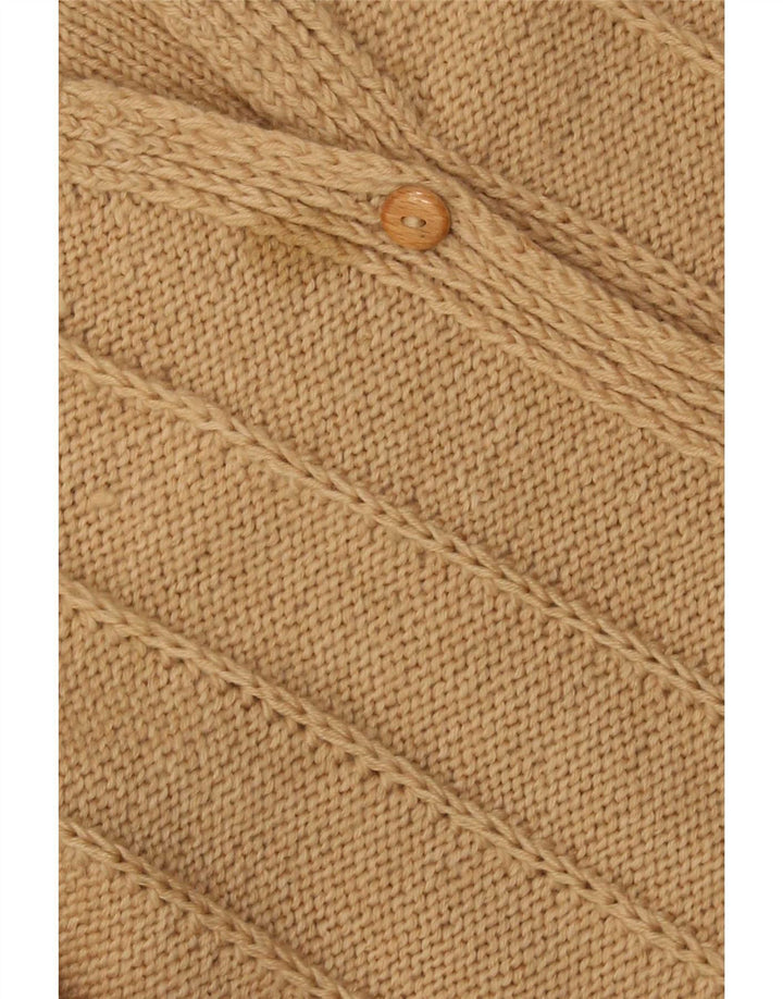 Vintage Γυναικεία Ζακέτα UK 14 Large Beige