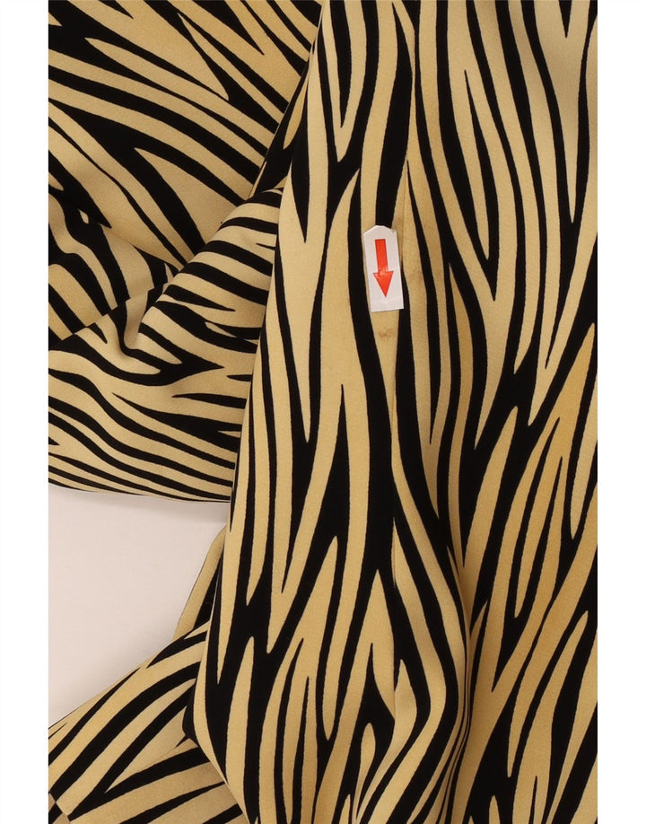 Basler Γυναικείο σακάκι σακάκι με 1 κουμπί UK 14 Medium Yellow Animal print