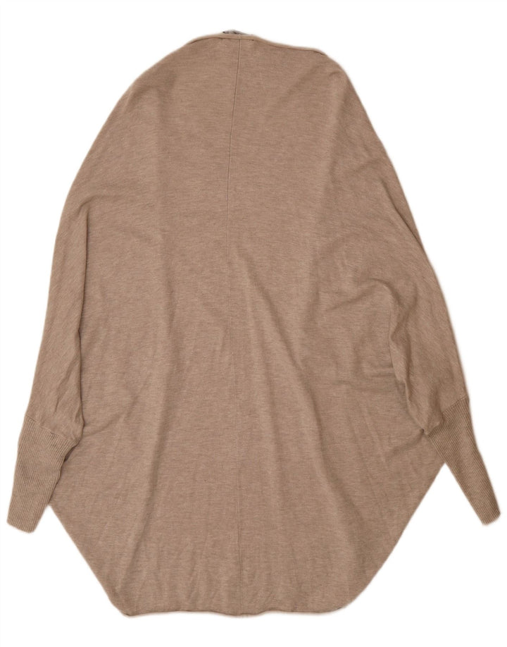Zara Γυναικείο πουλόβερ Poncho Cardigan UK 14 Medium Beige
