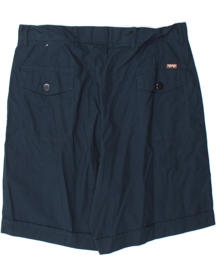 BRUGI Mens Chino Shorts W36 Large Navy Blue Cotton Vintage Brugi and Second-Hand Brugi from Messina Hembry 