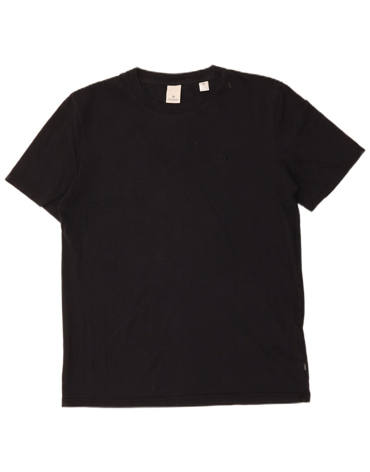 Ανδρικό T-Shirt SCOTCH & SODA Top μεγάλο μαύρο βαμβακερό