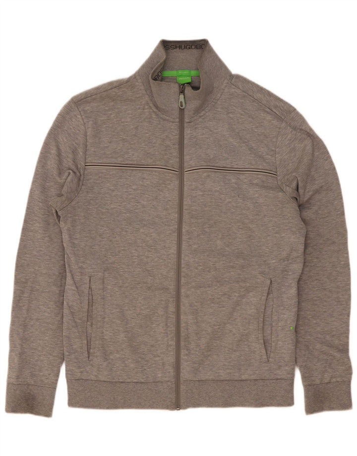 Ανδρική αθλητική φόρμα Hugo Boss Top Jacket Μικρό γκρι βαμβακερό ριγέ
