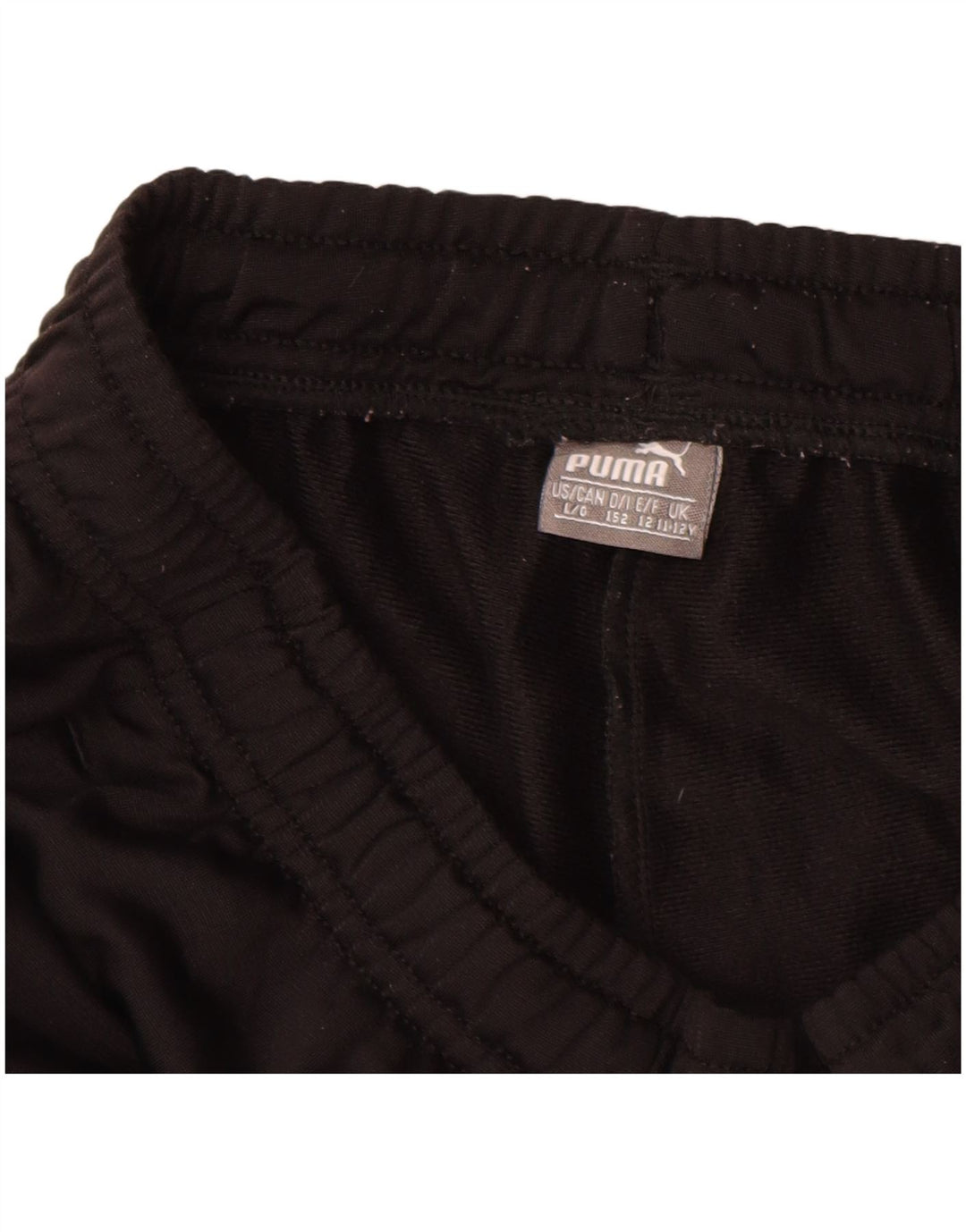 PUMA Boys Tracksuit Trousers Joggers 11-12 Years Μαύρο Πολυεστέρα