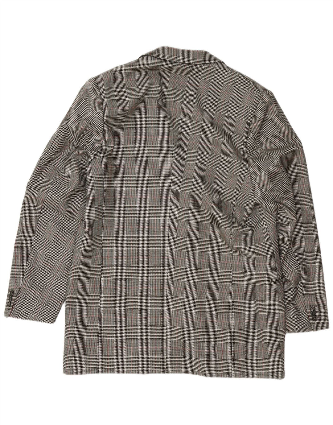 VINTAGE Ανδρικό σακάκι σακάκι με 3 κουμπιά UK 38 Medium Grey Houndstooth