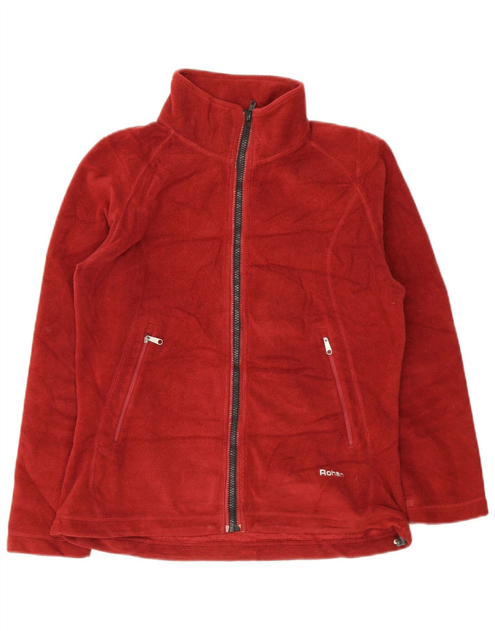 Rohan Γυναικείο Oversized Fleece Jacket UK 10 Small Red Polyester